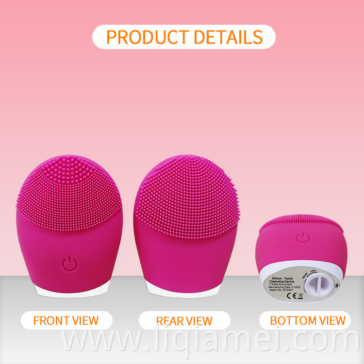 Silicone Facial Scrubber Brush